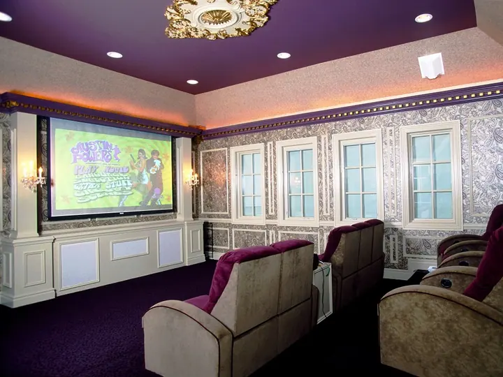 Custom home theatre project by Beer Architectural Group