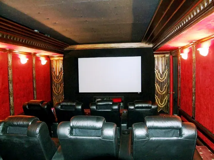 Custom home theatre project by Beer Architectural Group