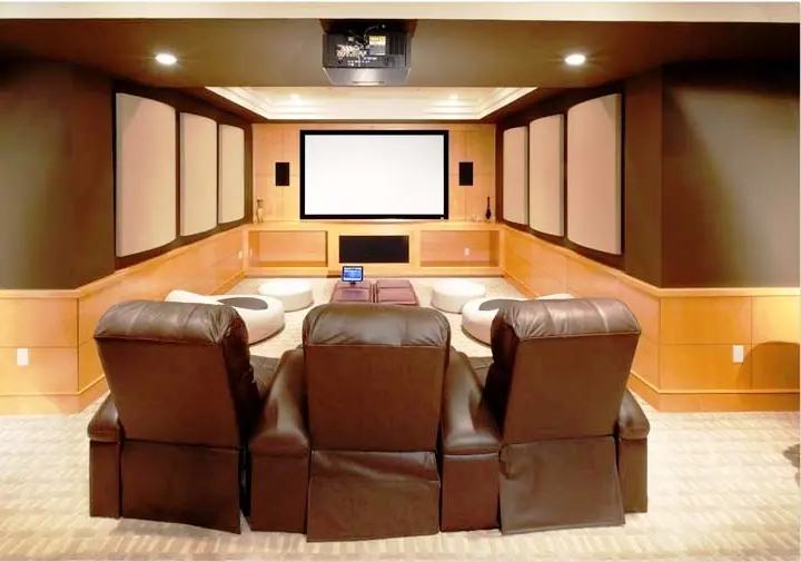 Custom home theatre project by Beer Architectural Group