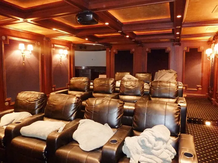 Custom home theatre project by Beer Architectural Group