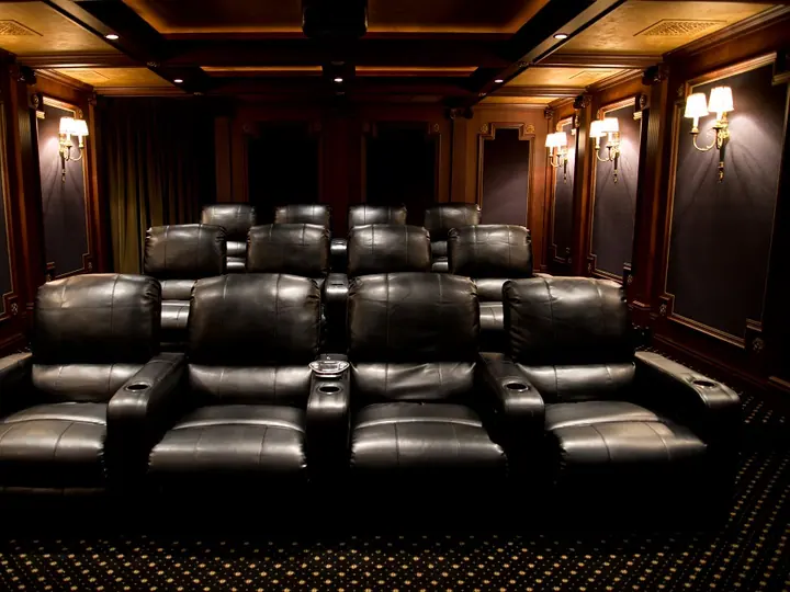 Custom home theatre project by Beer Architectural Group