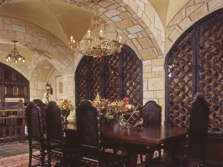 Custom wine cellar project by Beer Architectural Group
