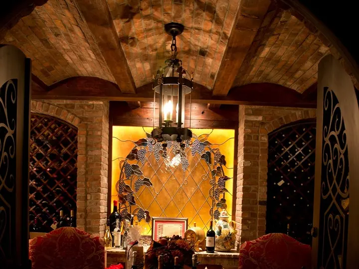 Custom wine cellar project by Beer Architectural Group
